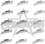 Football Cowboys (1) # 1979 art stencil