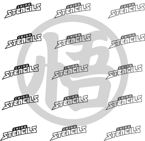 Dragon Ball Logo 2 #1604B art stencil