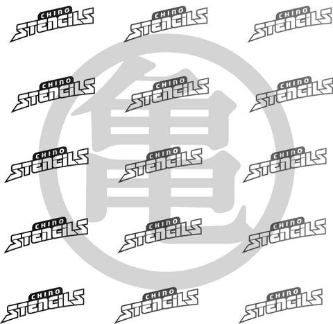 Dragon Ball Logo 1 #1604A art stencil