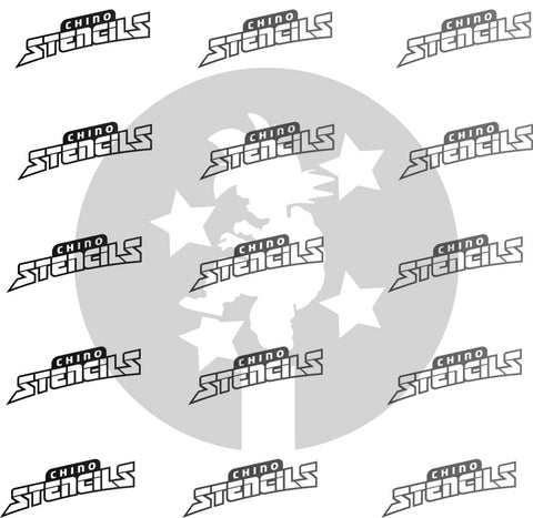 Dragon Ball Silhoutter #1604E art stencil