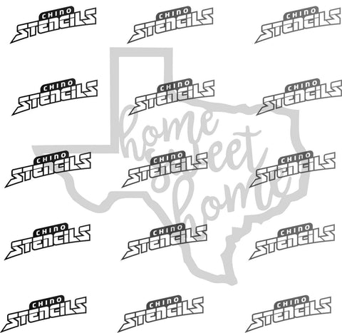 Texas (Home Sweet Home) #1587 Hat airbrush art stencil hobby template Fan art gift