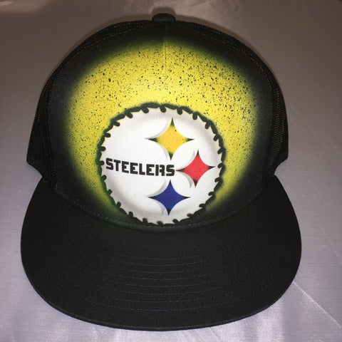 Airbrushed Hat Steelers
