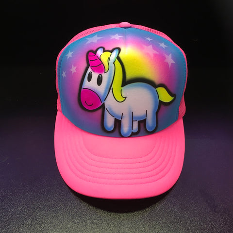 Airbrush Hat Fluffy Unicorn fan art