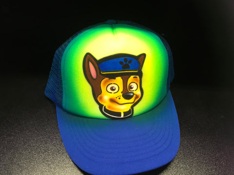 Airbrush Hat Paw Patrol fan art