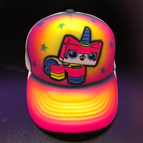 Airbrushed Hat unitkitty fan art