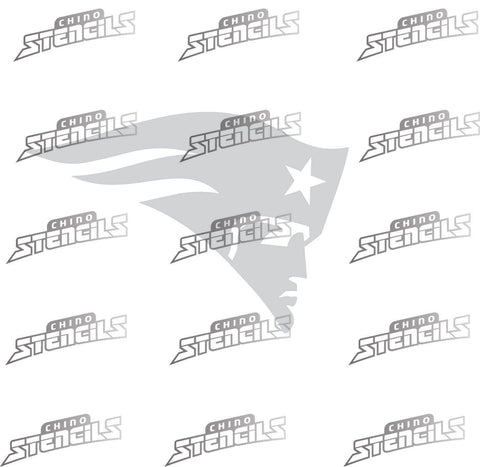 Football New England "Pats" airbrush art stencil T-shirt / Hat