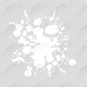 Background Splat 1 Texture # 2069 -  Arts Crafts stencil