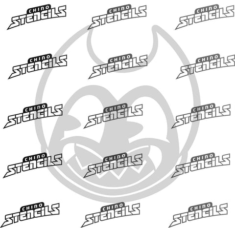 Bendy # 1348 art stencil / template
