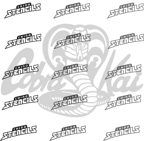 Cobra Kai #1508 Hat airbrush art stencil hobby template Fan art gift