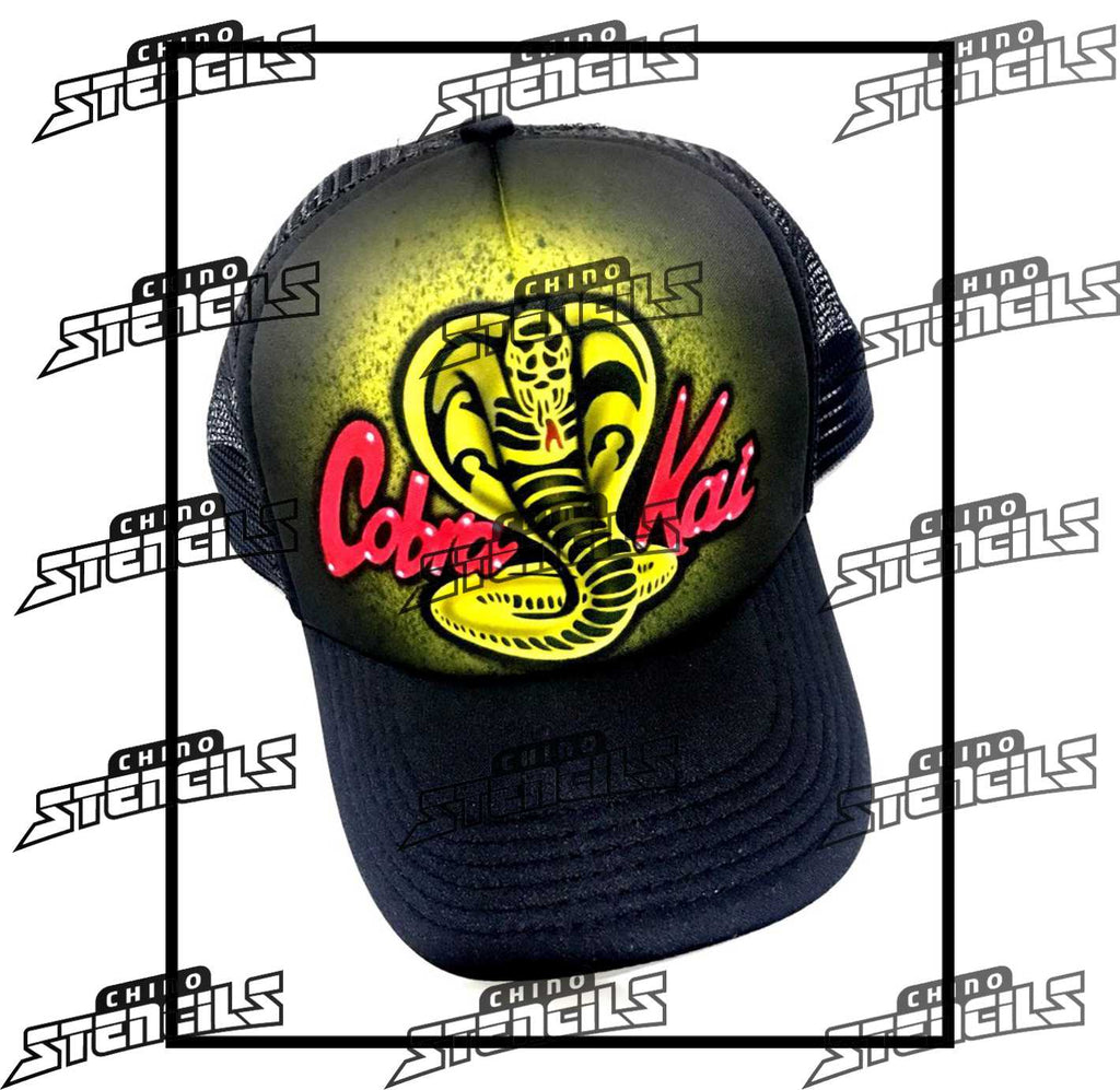 Cobra Kai 1508 Hat airbrush art stencil hobby template Fan art gift