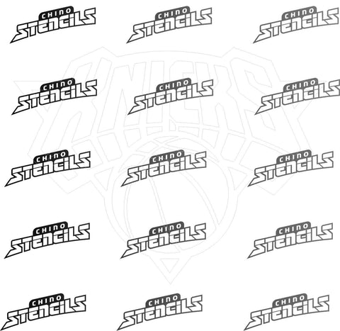 Basketball Knicks art stencil