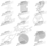 Pro Basketball hat stencils
