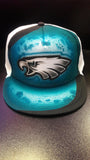 Football Eagles airbrush art stencil T-shirt / Hats