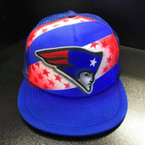 Football New England "Pats" airbrush art stencil T-shirt / Hat