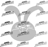 Bunny Pets ( snowball ) art stencil
