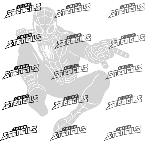 Spiderman # 1043 A art stencil / template