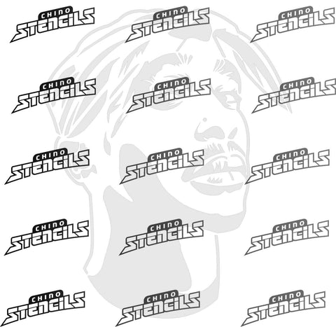Star / Celebrities Tupac Silhoutte # 1516 art stencil