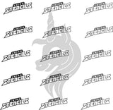 Unicorn # 1129 art stencil / template