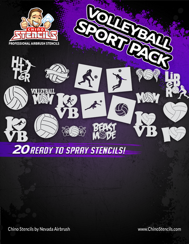 20 Volleyball Sport Pack